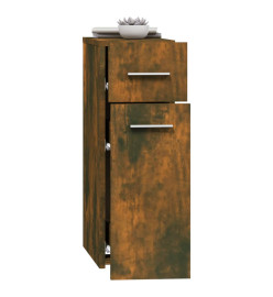 Armoire d'apothicaire Chêne fumé 20x45,5x60cm Bois d'ingénierie