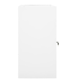 Armoire à selles Blanc 53x53x105 cm Acier