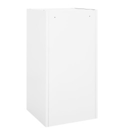 Armoire à selles Blanc 53x53x105 cm Acier