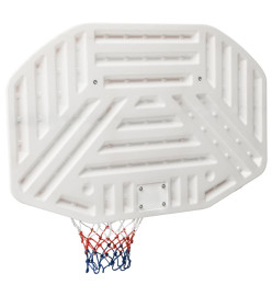 Panneau de basket-ball Blanc 109x71x3 cm Polyéthylène