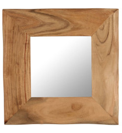 Miroir cosmétique 50x50 cm Bois solide d'acacia