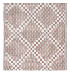 Tapis d'extérieur Marron 160x230 cm PP