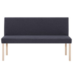 Banc 139,5 cm Gris foncé Polyester