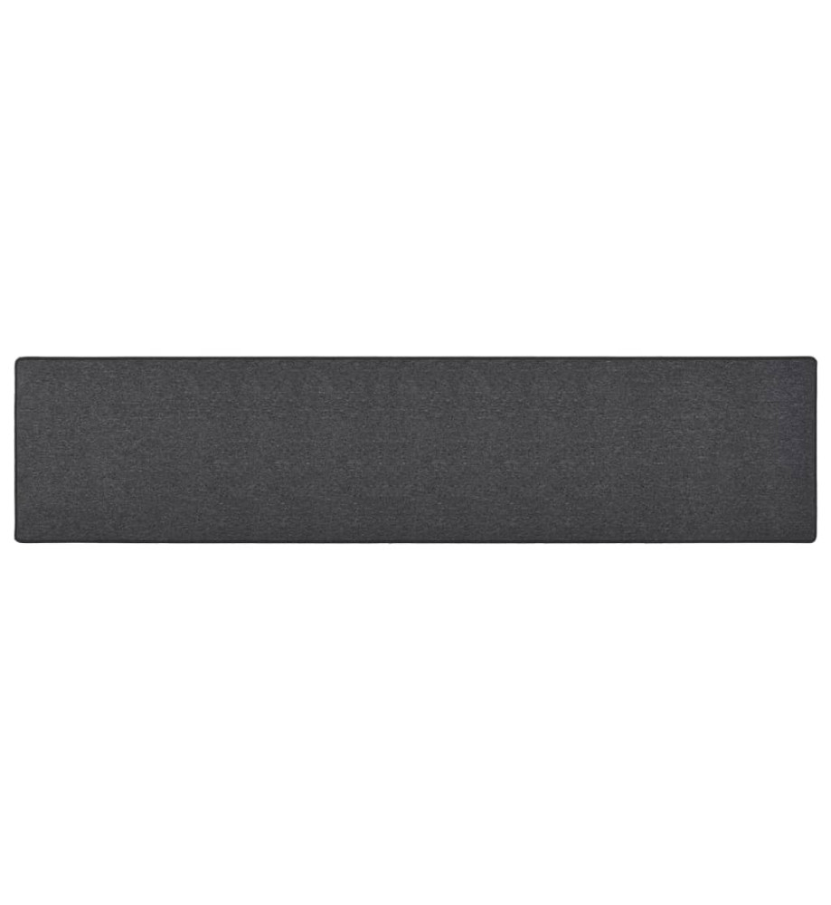 Tapis de couloir Anthracite 80x400 cm