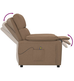 Fauteuil de massage Marron Tissu