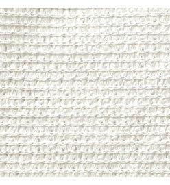 Voile d'ombrage 160 g/m² Blanc 4x4x5,8 m PEHD