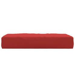 Coussin de palette rouge tissu oxford