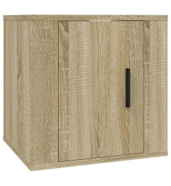 Ensemble de meubles TV 2 pcs chêne sonoma bois d'ingénierie