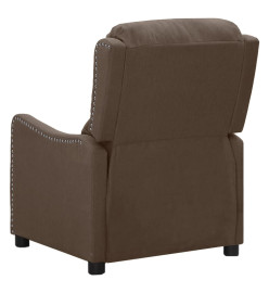 Fauteuil électrique de massage Taupe Tissu