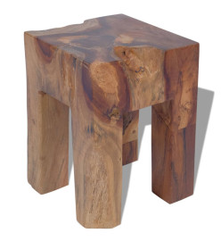 Tabouret Bois de teck massif