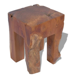 Tabouret Bois de teck massif