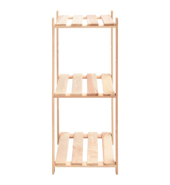 Étagères de rangement à 3 niveaux 2 pcs 60x38x90 cm Pin 150 kg