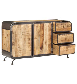 Buffet 140 x 40 x 80 cm Bois de manguier massif