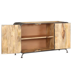 Buffet 140 x 40 x 80 cm Bois de manguier massif