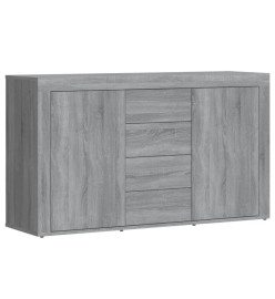 Buffet Sonoma gris 120x36x69 cm Bois d'ingénierie