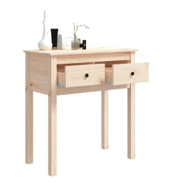 Table console 70x35x75 cm Bois massif de pin