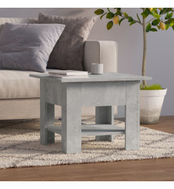 Table basse Gris béton 55x55x42 cm Aggloméré