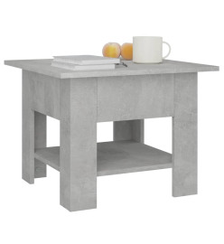 Table basse Gris béton 55x55x42 cm Aggloméré