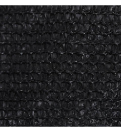 Voile d'ombrage 160 g/m² Noir 2,5x4 m PEHD