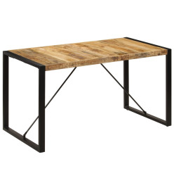 Table de salle à manger 140x70x75 cm Bois de manguier massif