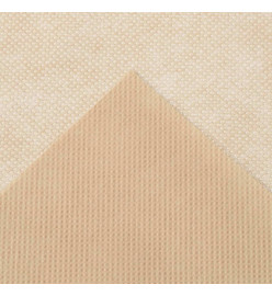 Nature Couverture d'hiver à fermeture éclair 70 g/m² Beige 2x1,5x1,5 m