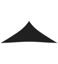 Voile de parasol Tissu Oxford triangulaire 4x4x4 m Noir