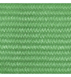 Voile d'ombrage 160 g/m² Vert clair 2x5 m PEHD