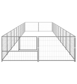 Chenil Argenté 20 m² Acier