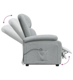 Fauteuil Gris clair Tissu