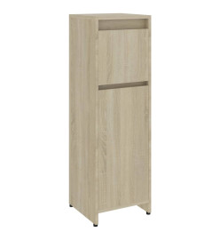 Armoire de salle de bain Chêne sonoma 30x30x95 cm Aggloméré