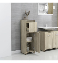 Armoire de salle de bain Chêne sonoma 30x30x95 cm Aggloméré