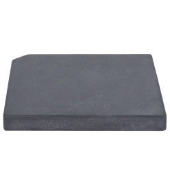 Plaque de poids de parasol Noir Granite Carré 25 kg