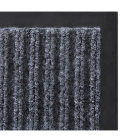 Tapis d'entrée PVC Gris 90 x 120 cm