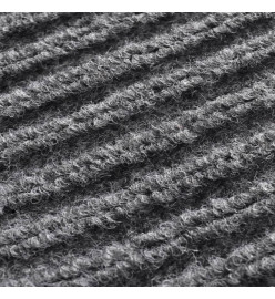 Tapis d'entrée PVC Gris 90 x 120 cm