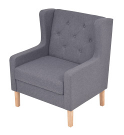 Fauteuil Gris Tissu