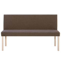 Banc 139,5 cm Marron Polyester