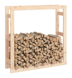 Support pour bois de chauffage 100x25x100 cm Bois de pin