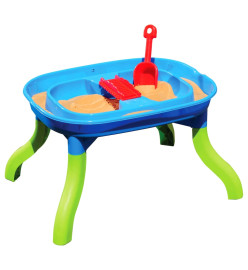 Table à sable et à eau 3 en 1 pour enfants 67,5x52x38 cm PP