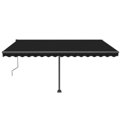 Auvent automatique sur pied 450x350 cm Anthracite