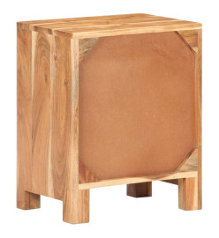 Table de chevet 40x30x50 cm Bois d'acacia massif