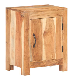 Table de chevet 40x30x50 cm Bois d'acacia massif