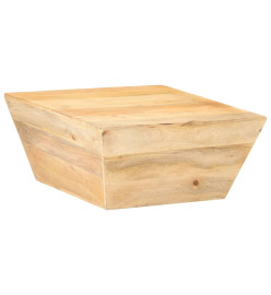 Table basse en forme de V 66x66x30 cm Bois de manguier massif