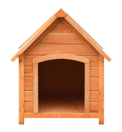 Niche pour chiens Bois de pin et de sapin massif 72x85x82 cm