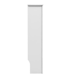 Cache-radiateur Blanc 152x19x81,5 cm MDF