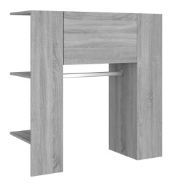 Armoire de couloir Sonoma gris 97,5x37x99 cm Bois d'ingénierie