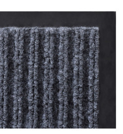 Paillasson Gris 117x220 cm PVC