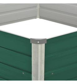 Jardinière 129 x 129 x 46 cm cm Acier galvanisé Vert