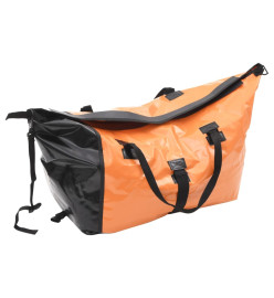 Remorque à bagages pour vélo avec sac Orange et noir