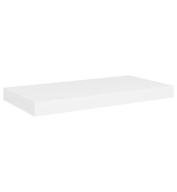 Étagères murales flottantes 2 pcs Blanc 50x23x3,8 cm MDF