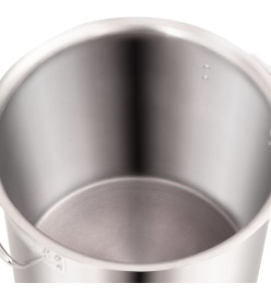 Ensemble de 2 casseroles à bouillon 71/36 L Inox